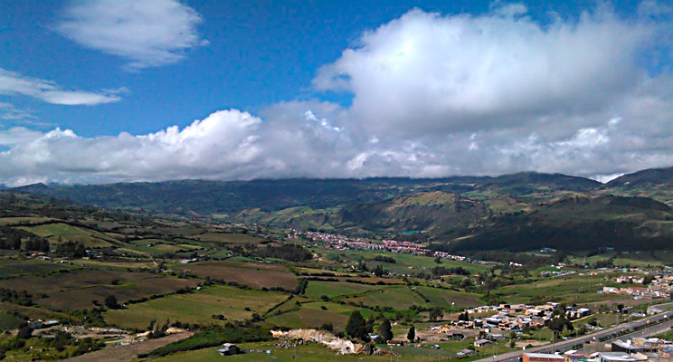 Fotografía de la zona rural de USME en la ciudad de Bogotá