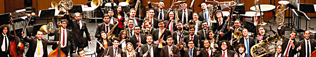 Foto panorámica de la Banda Filarmónica Juvenil