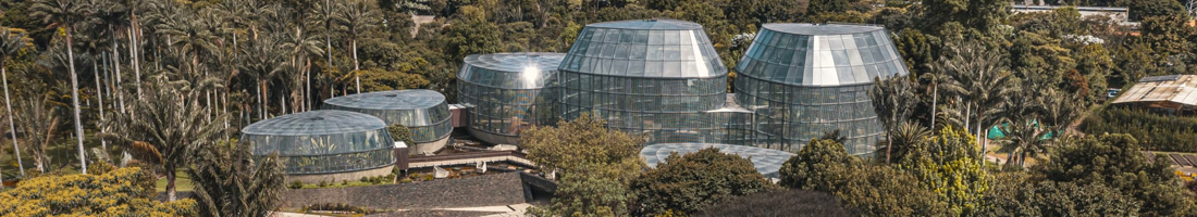 Fotografía panorámica del Jardín Botánico de Bogotá