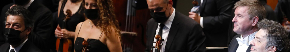 Foto de los músicos de la Orquesta Filarmónica de Bogotá