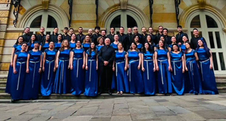 Foto de los artistas que hacen parte del coro