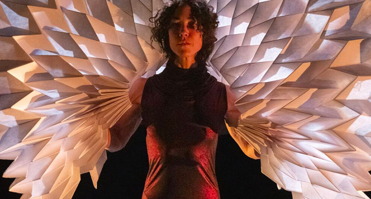 Parte de la puesta en escena de la obra 'Origánika'