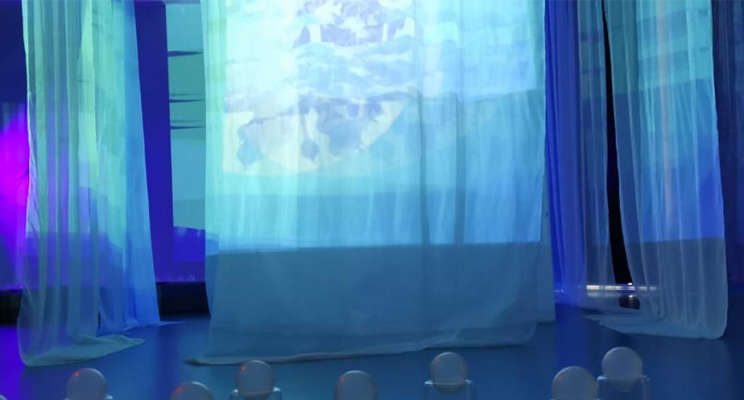 Parte de la puesta en escena de Luminic