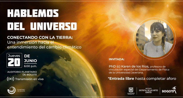 Imagen del planeta tierra cerca al sol