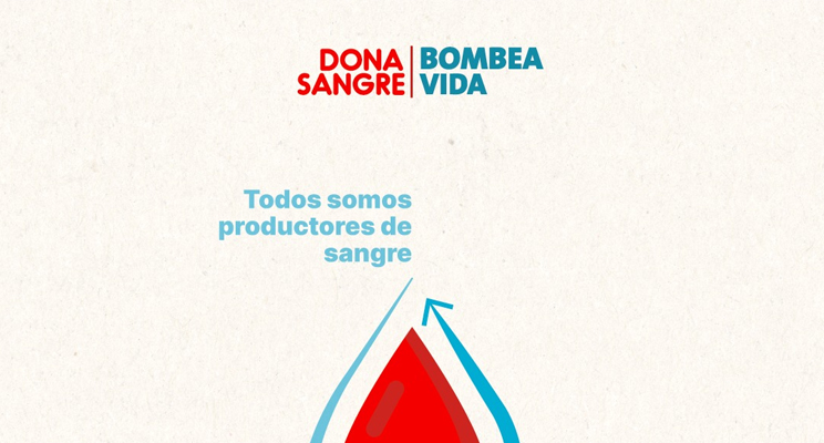 Gota de sangre en fondo rosado