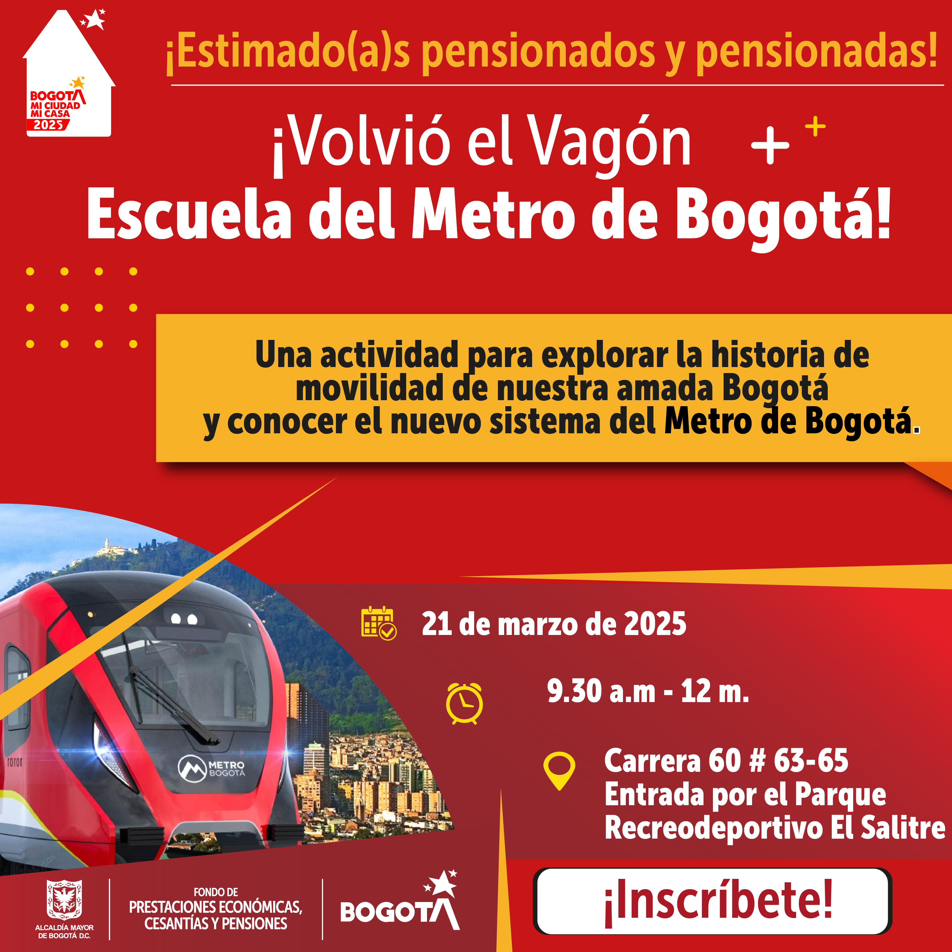¡Volvió el Vagón Escuela del Metro de Bogotá!