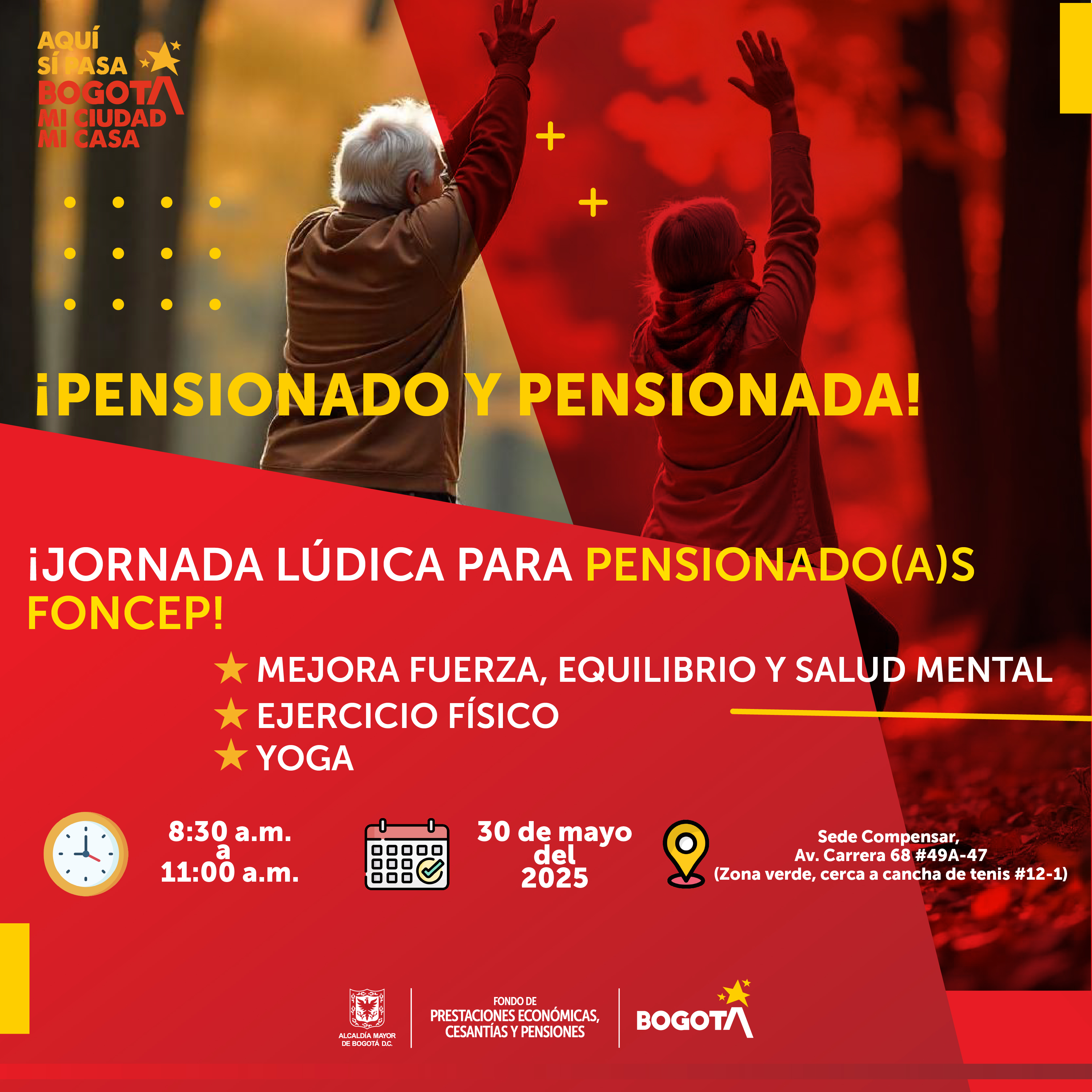 Jornada Lúdica para Pensionadas y Pensionados FONCEP