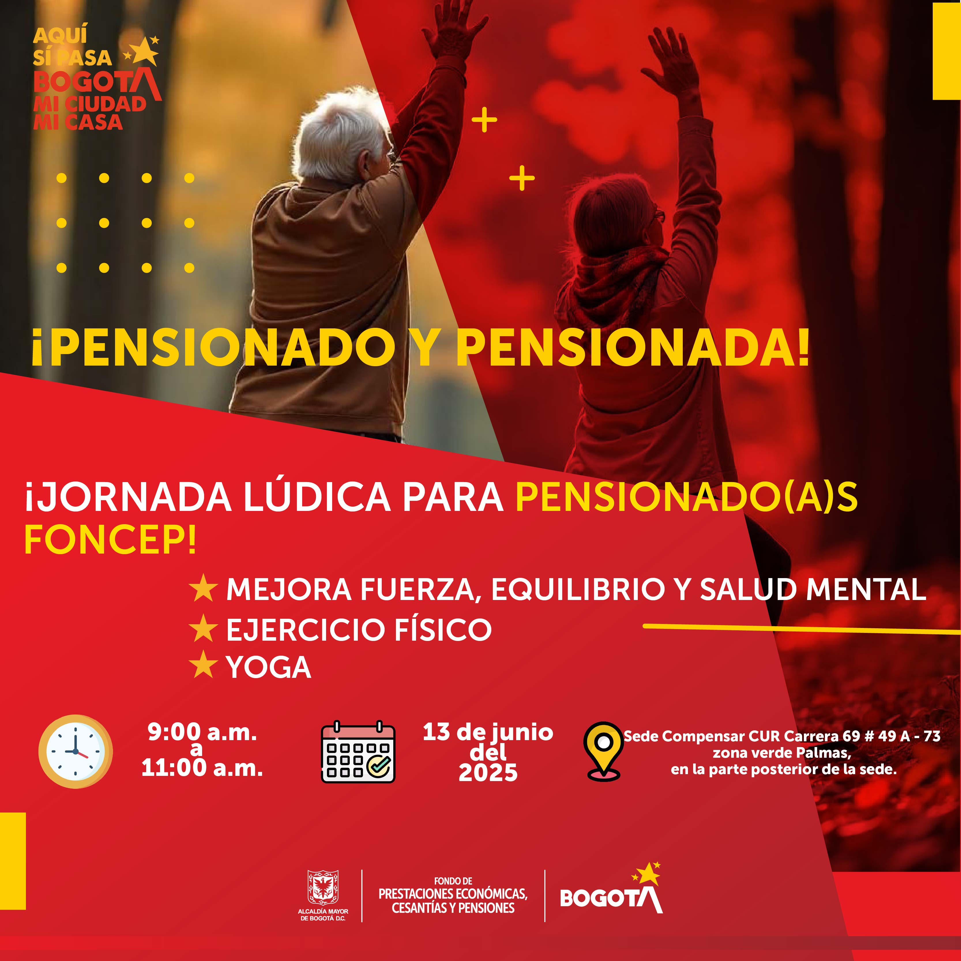 Jornada Lúdica para Pensionadas y Pensionados FONCEP