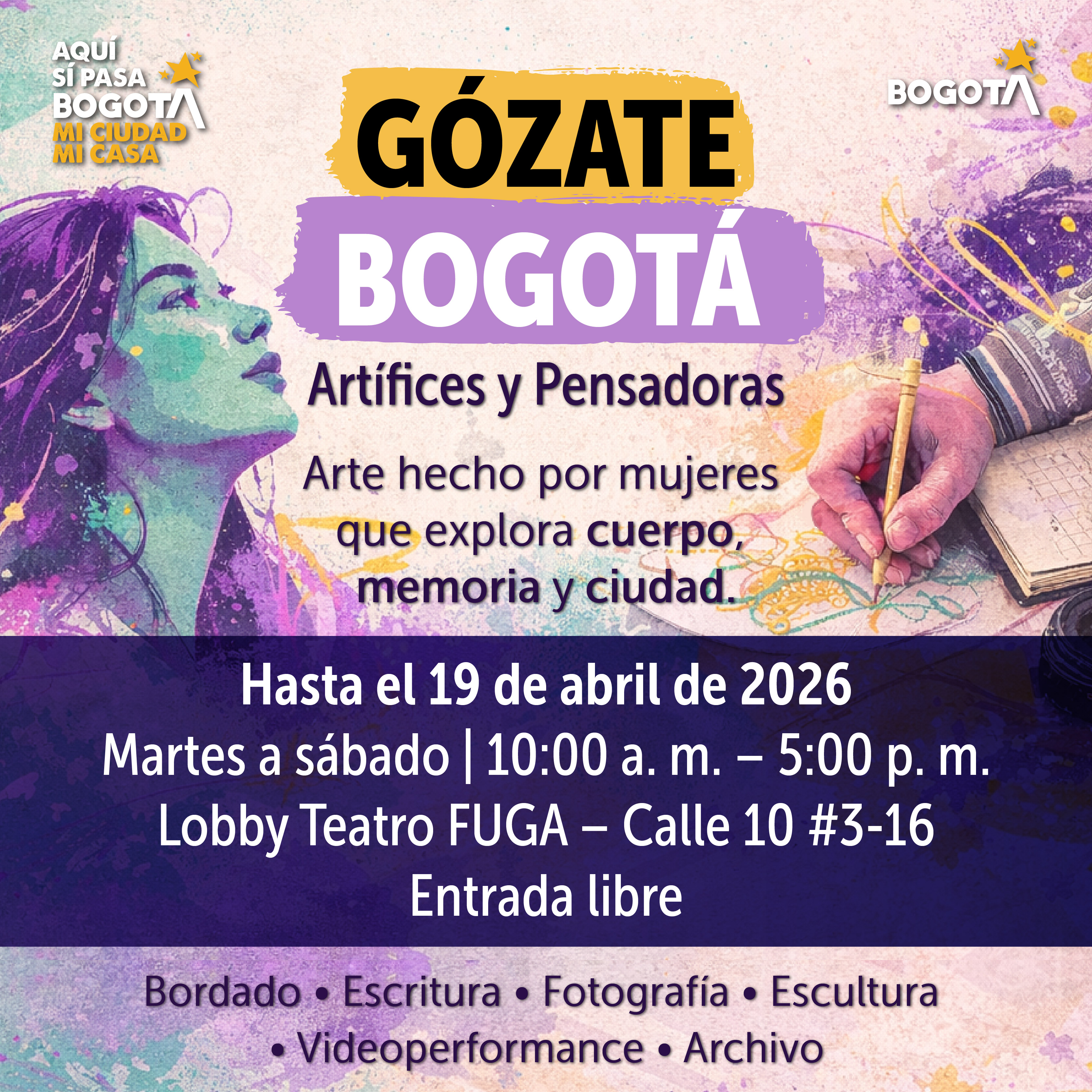 🎨 #GózateBogotá con arte que cuenta historias