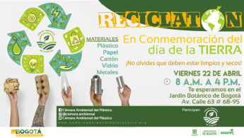 Pieza gráfica promocional de la Reciclatón