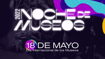 Pieza promocional de Noche de museos 2022 de la Secretaría de Cultura, Recreación y Deporte