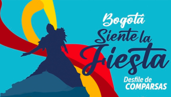 Parte de la piezas diseñada por la Secretaría de Cultura, Recreación y Deporte para el evento - Bogotá siente la fiesta