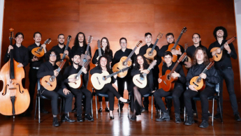 Fotografía donde se encuentra la orquesta filarmónica juvenil de Bogotá