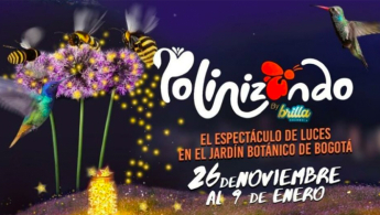 Pieza promocional del evento Polinizando del Jardín Botánico de Bogotá