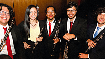 En la foto parte de uno de los grupos de Cámara de la Banda Filarmónica Juvenil.
