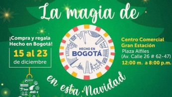 Pieza de la campaña "Hecho en Bogotá" de la Secretaría de Desarrollo Económico