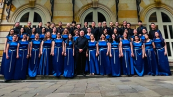 Foto de los artistas que hacen parte del coro