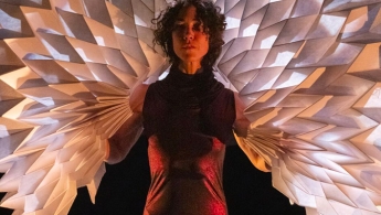 Parte de la puesta en escena de la obra 'Origánika'