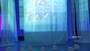 Parte de la puesta en escena de Luminic
