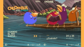 Cuadro con diversidad de aves colombianas