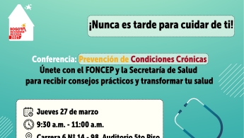 ¡Te invitamos a nuestra conferencia de salud!