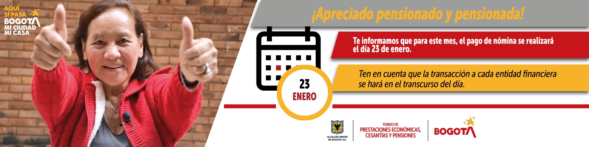 PAGO PENSIONADOS 23 ENERO PREVIO 2026