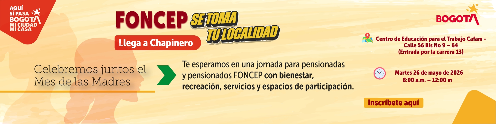 FONCEP se toma tu localidad - Chapinero mayo 2026
