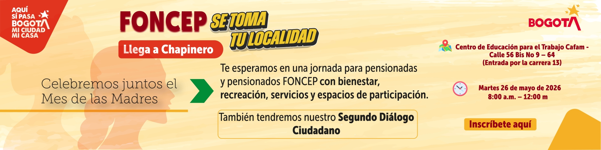 FONCEP se toma tu localidad - Chapinero mayo 2026