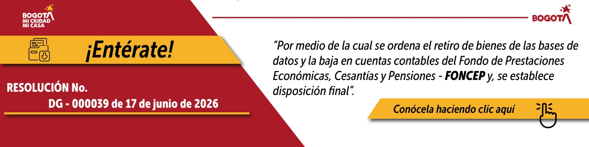 DADA DE BAJAS DE BIENES JUNIO 2026