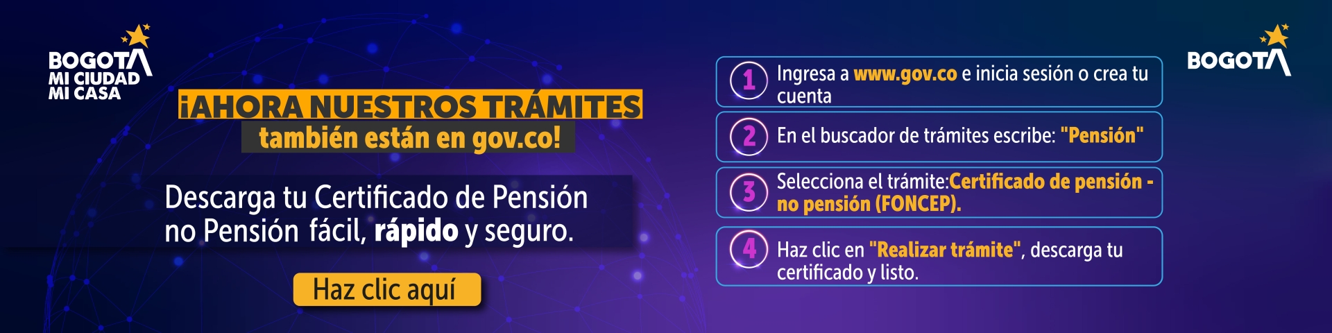 CERTIFICADO DE PENSION NO PENSION 2026 GOV CO