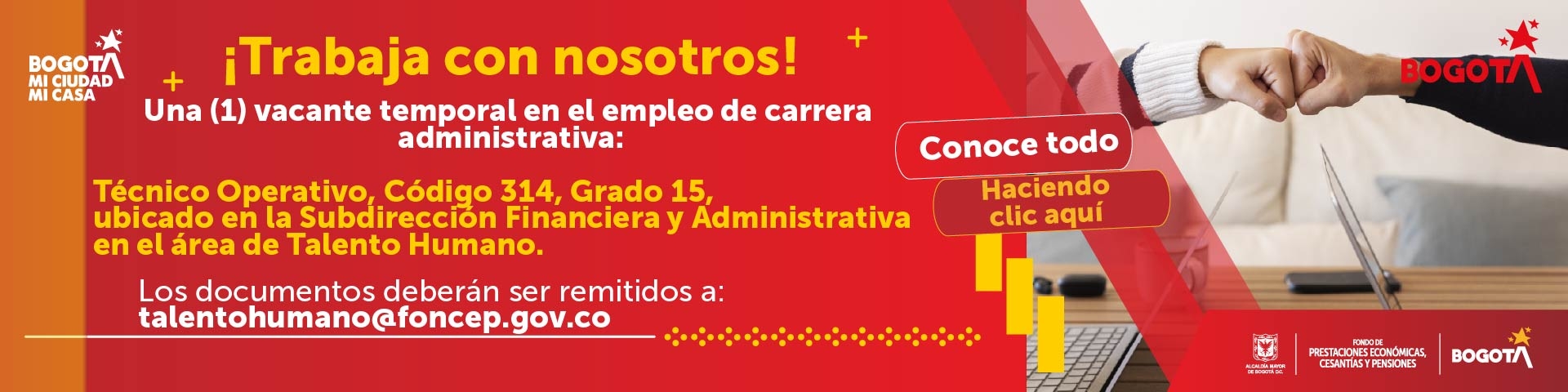 CONVOCATORIA TRABAJO SI HAY 2026