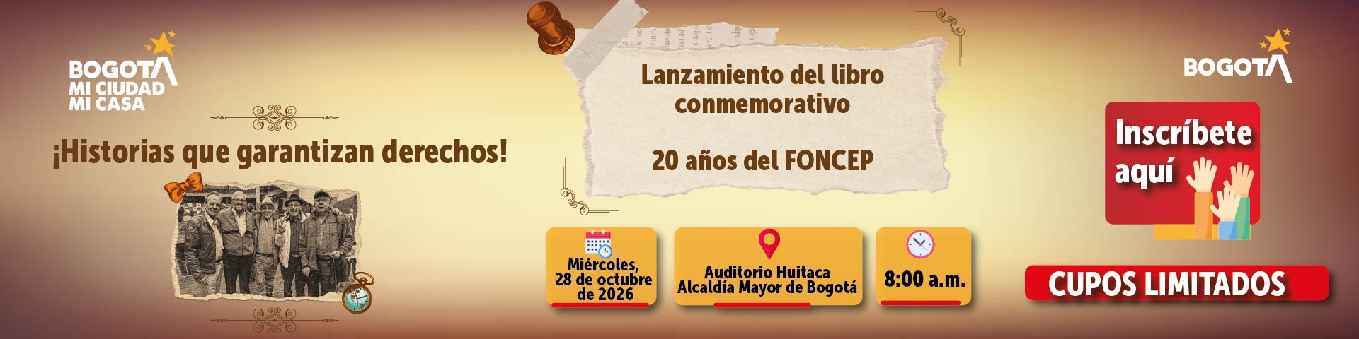 LANZAMIENTO LIBRO 20 AÑOS 2026