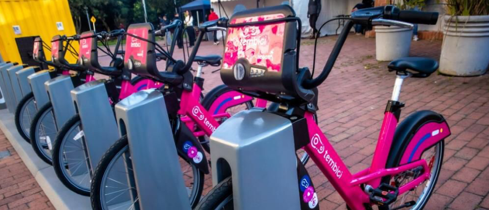 Nuevos parqueaderos de las bicicletas compartidas